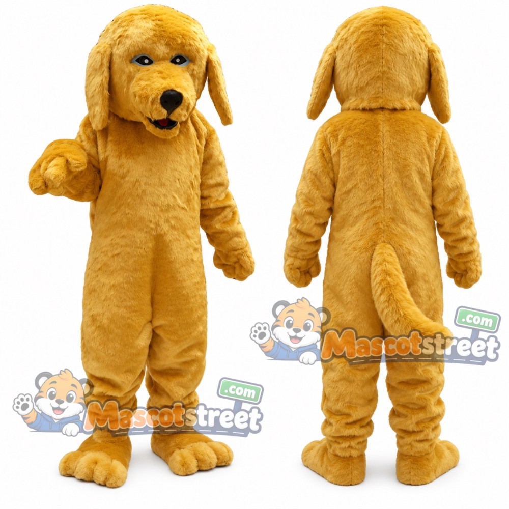 Golden Dog Mascot Costume