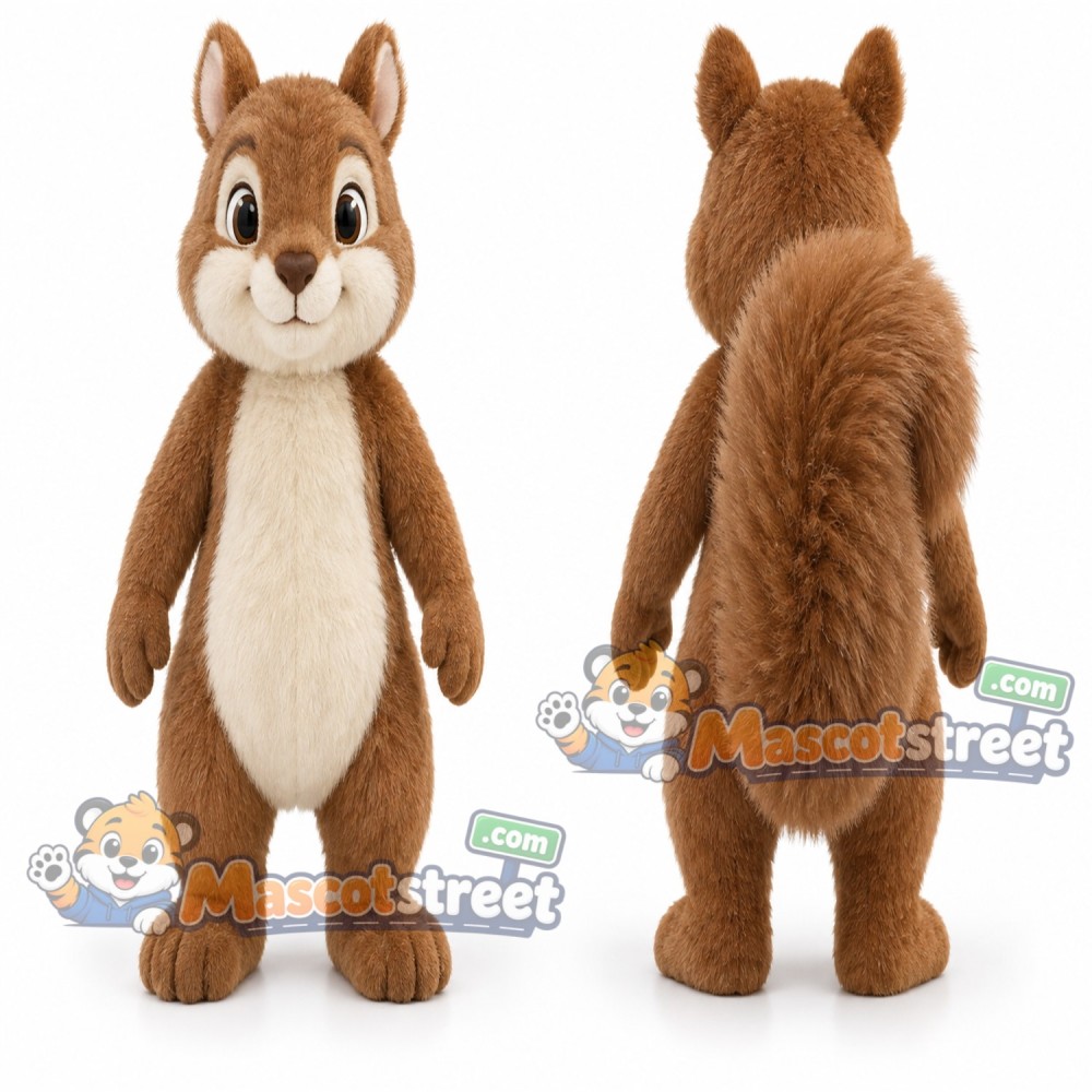 Brown Chipmunk Mascot Costume Brown Chipmunk Mascot Costume