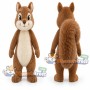 Brown Chipmunk Mascot Costume