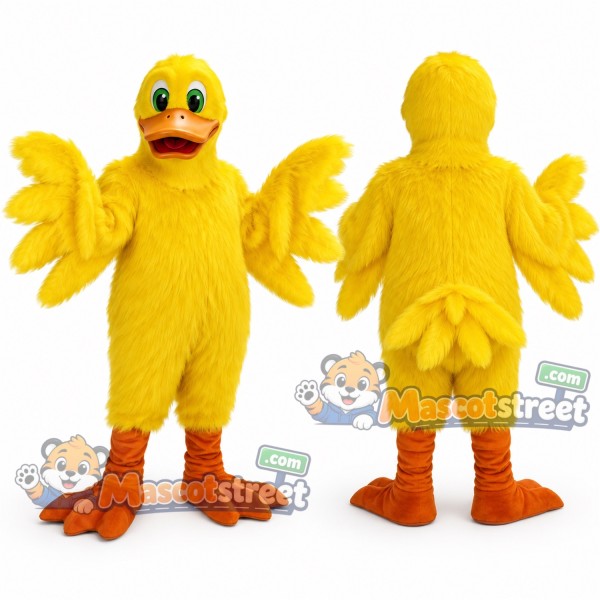 Yellow Duck Mascot Costume