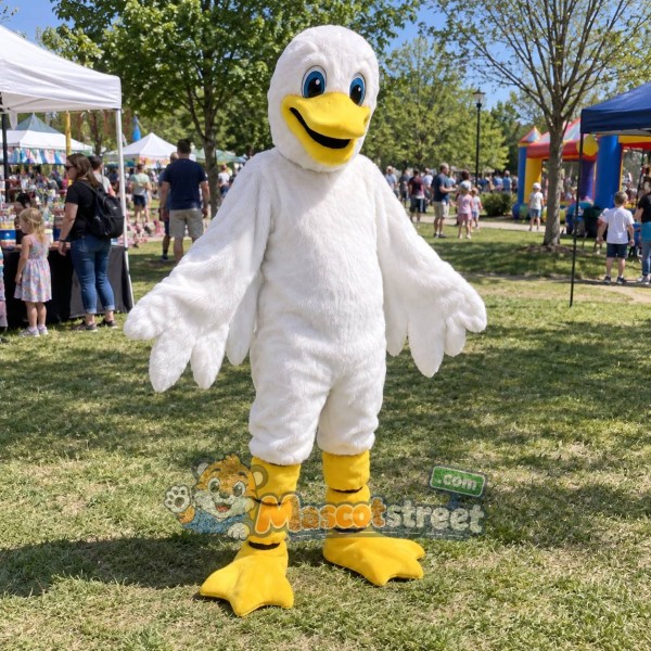 White Duck Mascot Costume