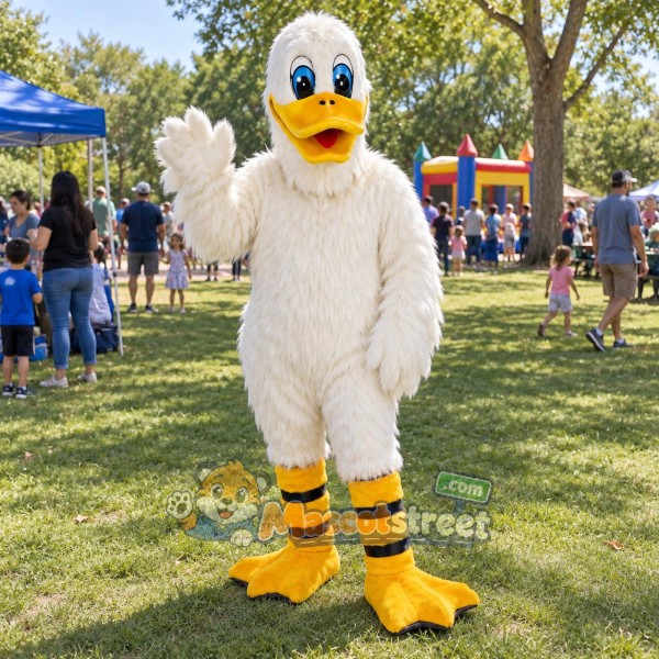 White Duck Mascot Costume