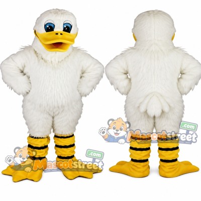 White Duck Mascot Costume White Duck Mascot Costume