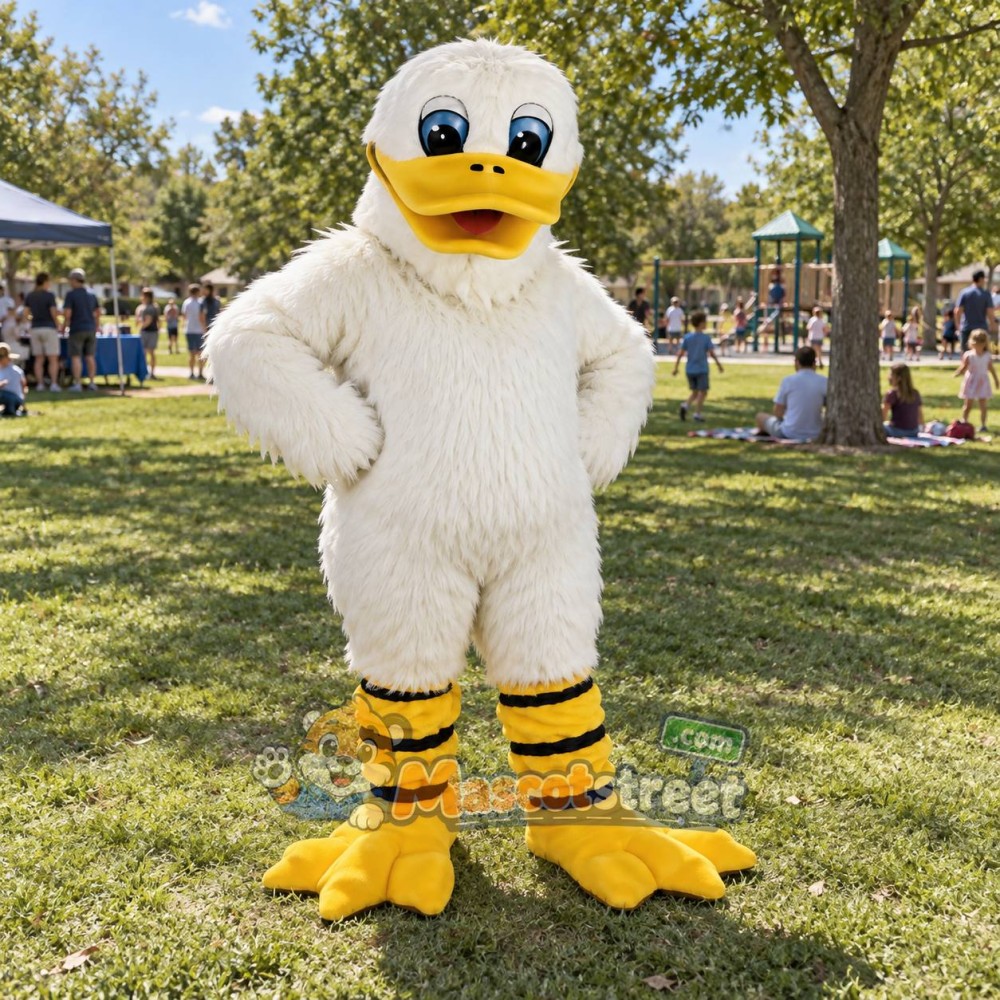 White Duck Mascot Costume