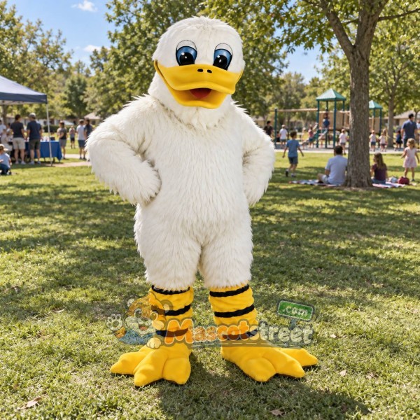 White Duck Mascot Costume