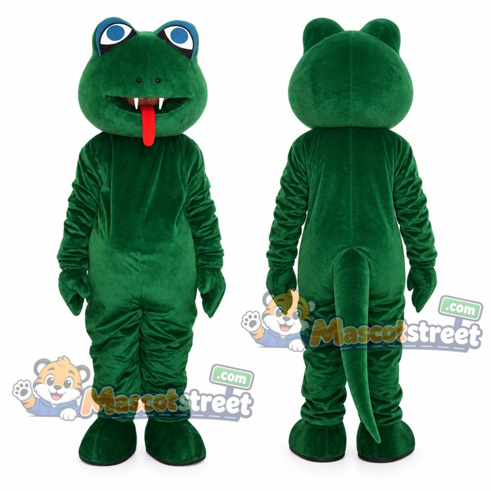 Green Snake Mascot Costume