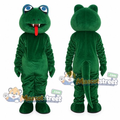 Green Snake Mascot Costume