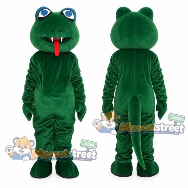 Green Snake Mascot Costume