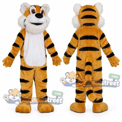 Orange Tiger Mascot Costume