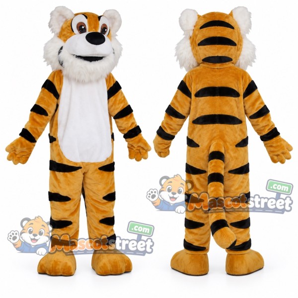 Orange Tiger Mascot Costume