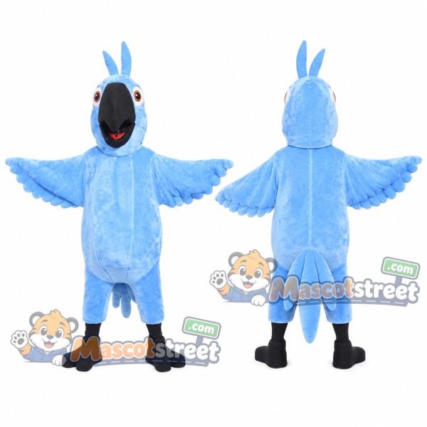 Light Blue Parrot Mascot Costume