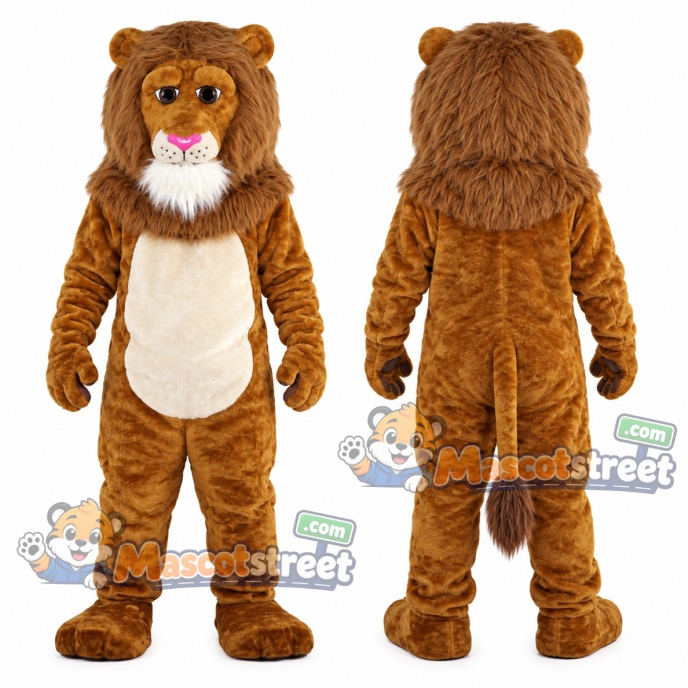 Brown Lion Mascot Costume Brown Lion Mascot Costume