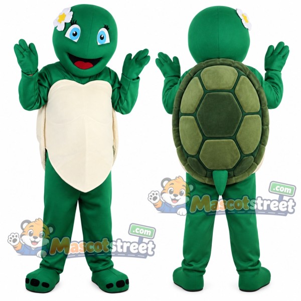 Green Turtle Mascot Costume