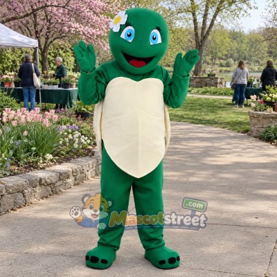Green Turtle Mascot Costume