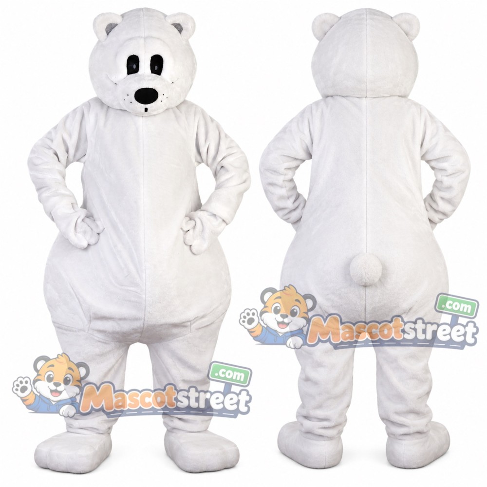 White Polar Bear Mascot Costume White Polar Bear Mascot Costume