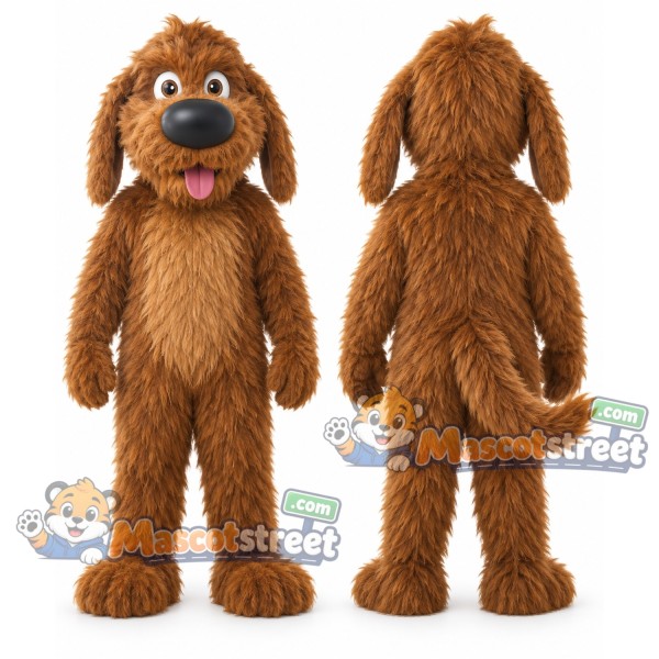Brown Dog Mascot Costume