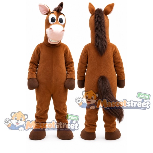 Brown Horse Mascot Costume