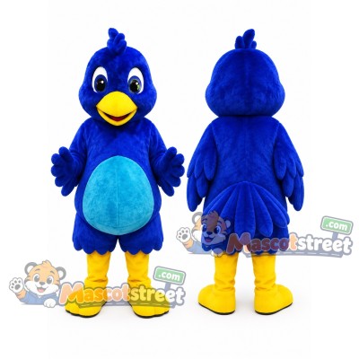 Blue Bird Mascot Costume