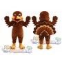 Brown Turkey Mascot Costume