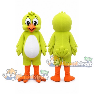 Light Green Chick Mascot Costume Light Green Chick Mascot Costume