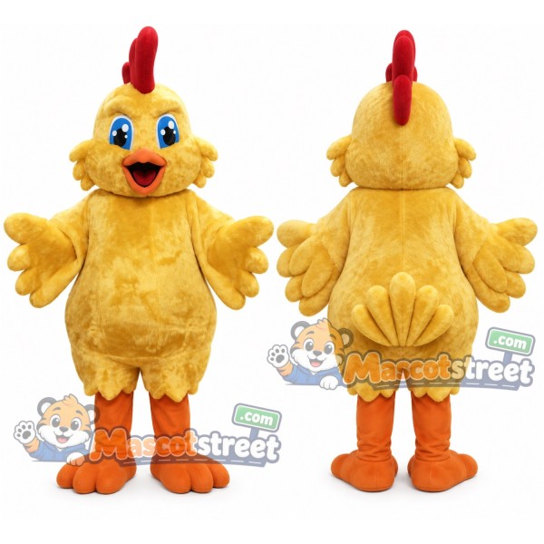 Yellow Chicken Mascot Costume