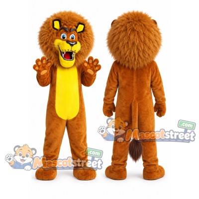 Brown Lion Mascot Costume Brown Lion Mascot Costume