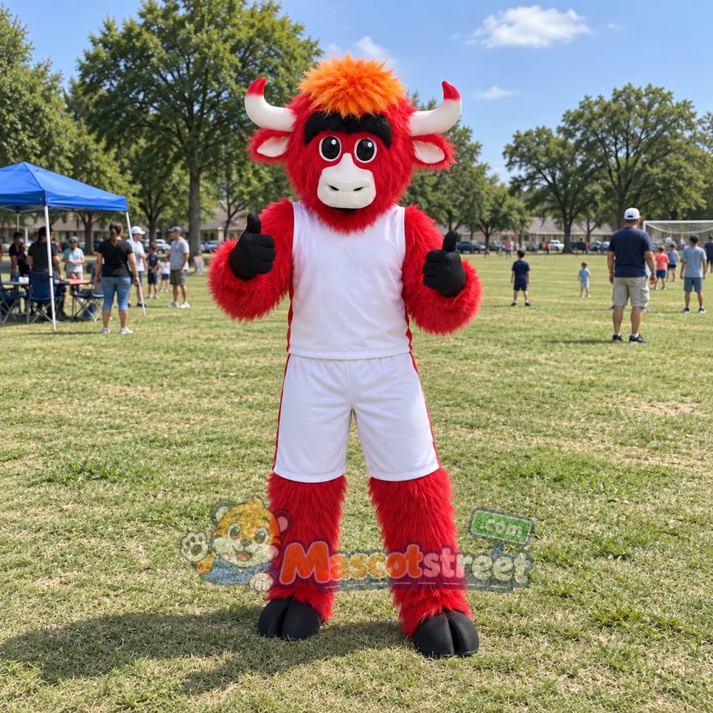 Red Bull Mascot Costume Red Bull Mascot Costume