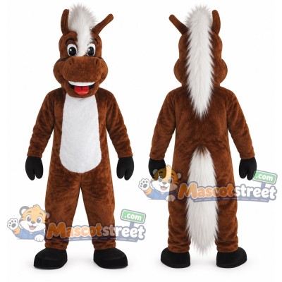 Brown Horse Mascot Costume