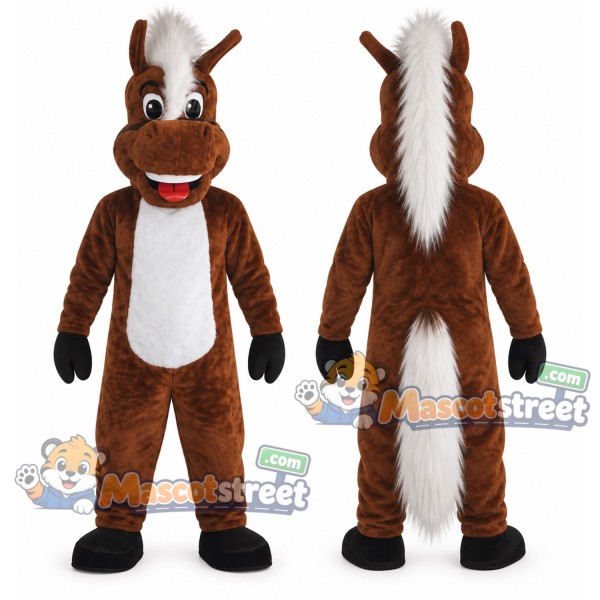 Brown Horse Mascot Costume