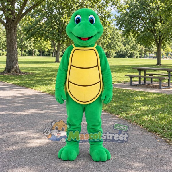 Green Turtle Mascot Costume Green Turtle Mascot Costume