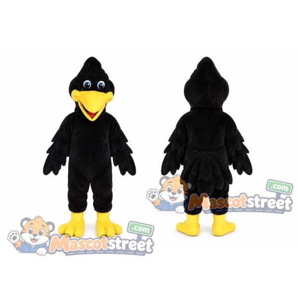 Black Crow Mascot Costume