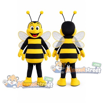 Yellow and Black Bee Mascot Costume Yellow and Black Bee Mascot Costume