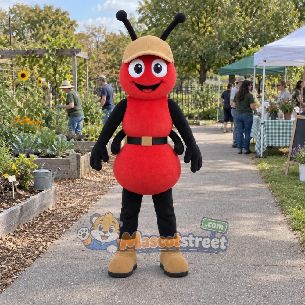Red Ant Mascot Costume Red Ant Mascot Costume