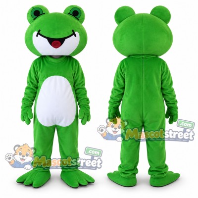 Green Frog Mascot Costume Green Frog Mascot Costume
