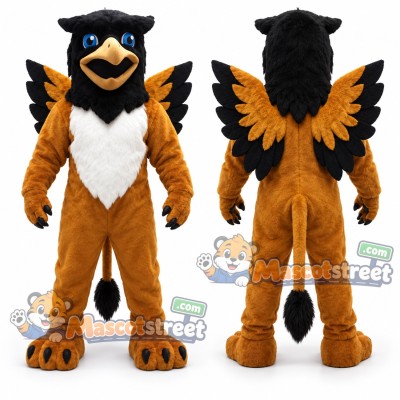 Brown Griffin Mascot Costume Brown Griffin Mascot Costume