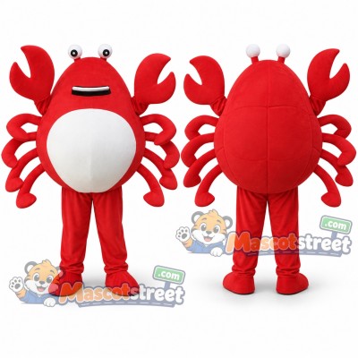 Red Crab Mascot Costume