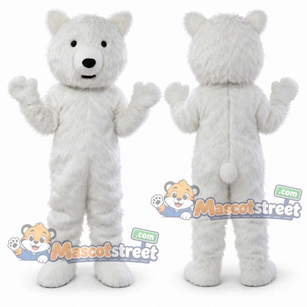 White Polar Bear Mascot Costume White Polar Bear Mascot Costume