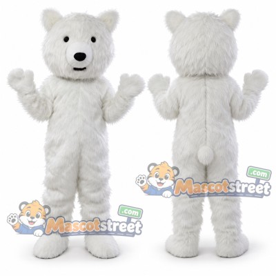 White Polar Bear Mascot Costume White Polar Bear Mascot Costume