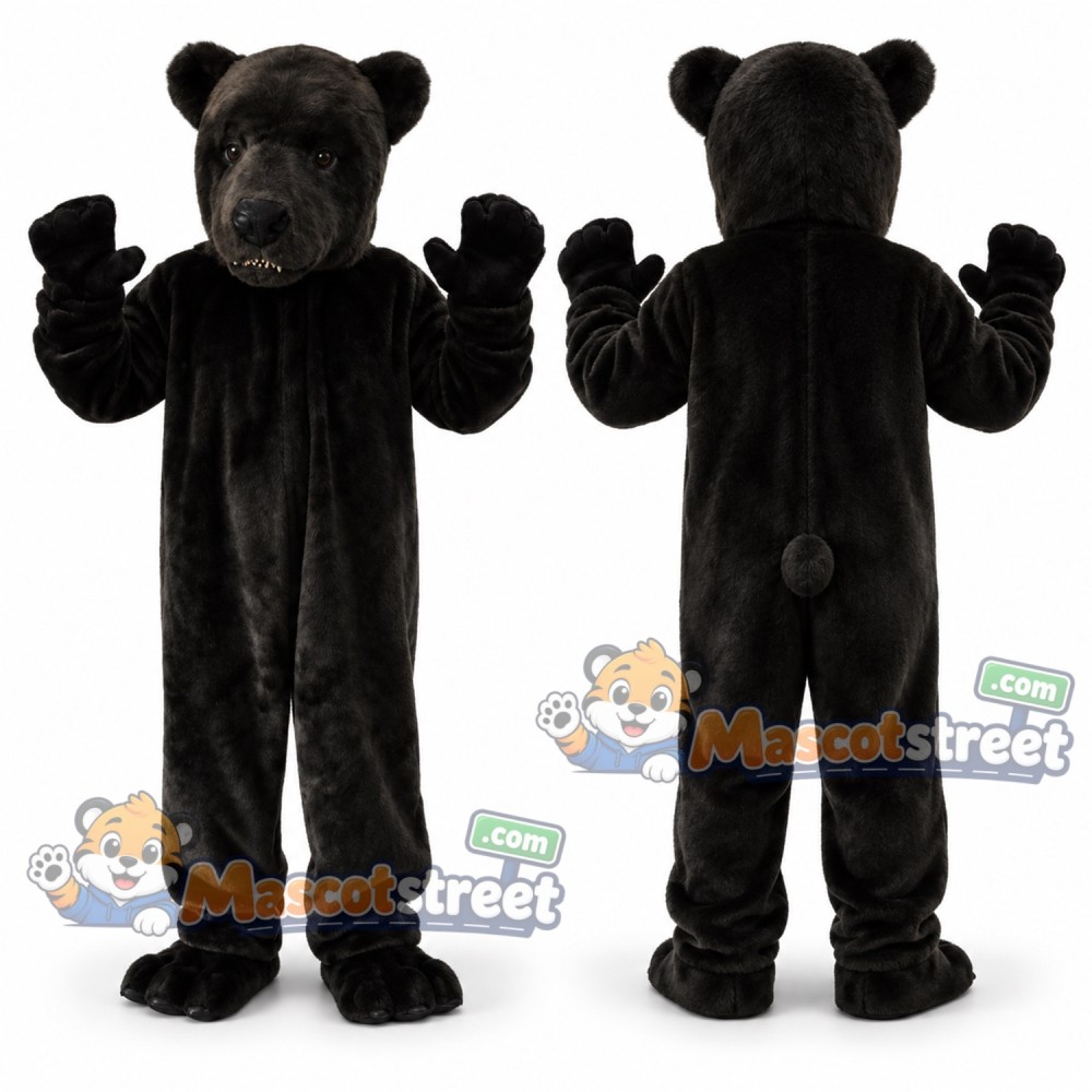 Black Bear Mascot Costume Black Bear Mascot Costume