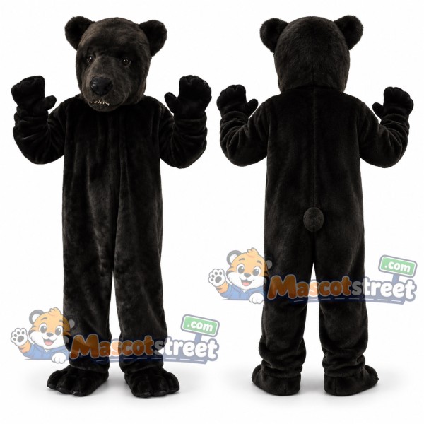 Black Bear Mascot Costume