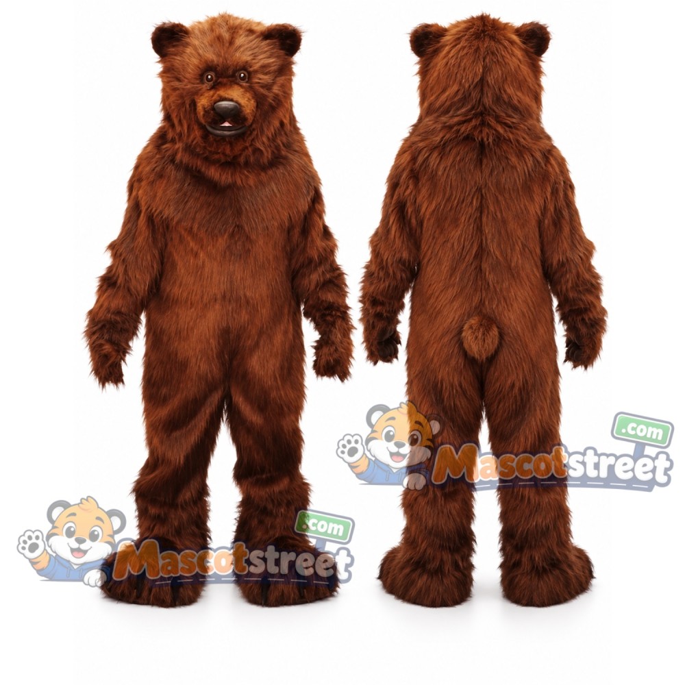 Brown Bear Mascot Costume