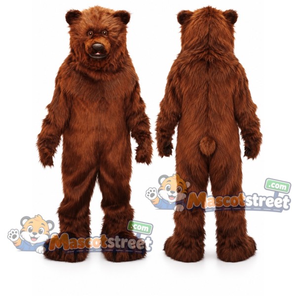 Brown Bear Mascot Costume