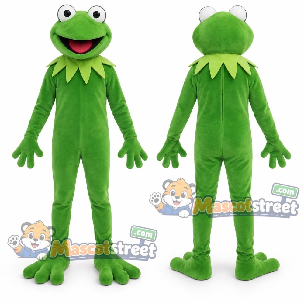 Green Frog Mascot Costume