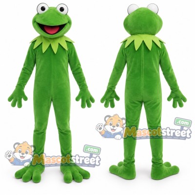 Green Frog Mascot Costume