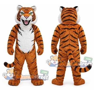 Orange Tiger Mascot Costume Orange Tiger Mascot Costume