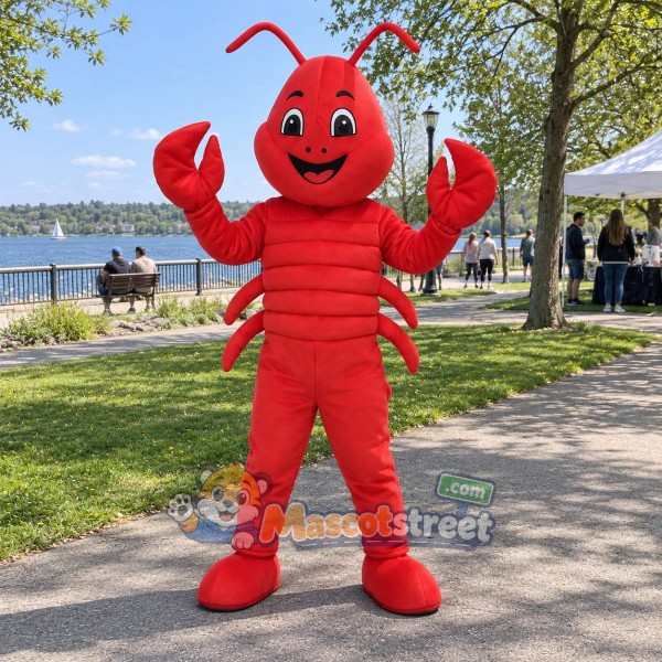 Red Lobster Mascot Costume