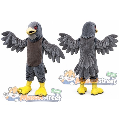 Gray Hawk Mascot Costume