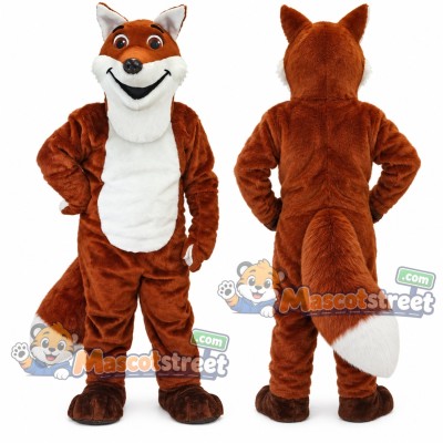 Brown Fox Mascot Costume Brown Fox Mascot Costume