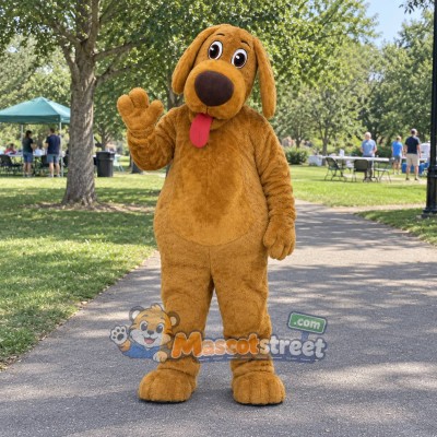 Golden Dog Mascot Costume