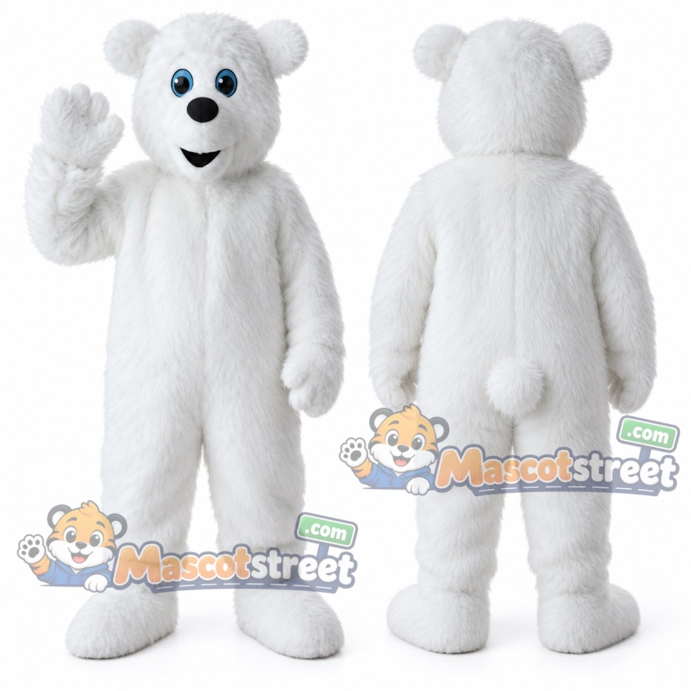 White Polar Bear Mascot Costume White Polar Bear Mascot Costume